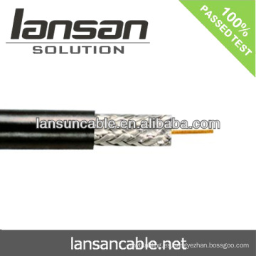 Coaxial buena calidad rg6 BC cable OD: 6.1mm 75Ohm precio de fábrica RG6 RG59